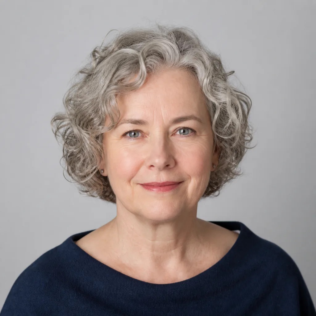 Studio portrait of Annika Berg, medical and safety lead.