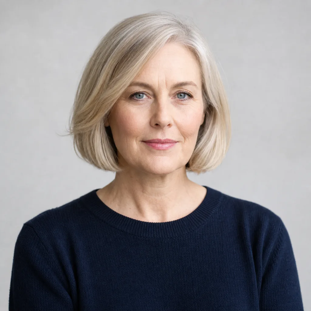 Studio portrait of Ingrid Søndergaard, executive director.