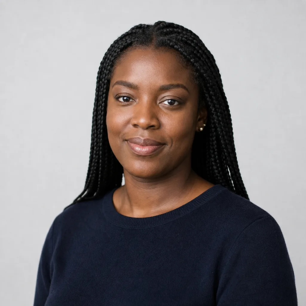 Studio portrait of Mariam Diallo, membership and development lead.