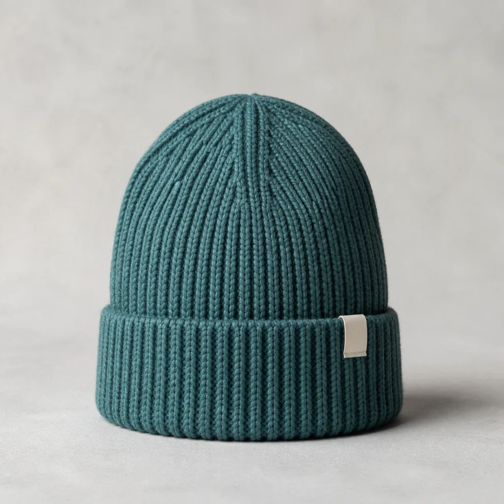 North Current Wool Beanie on a pale studio background.