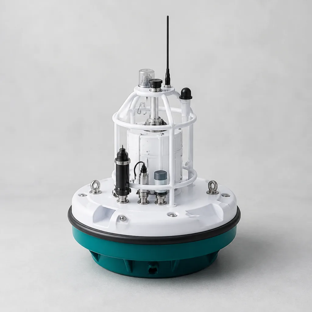 Sponsor a Sensor Buoy on a pale studio background.